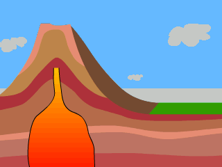 igneous rock formation animation
